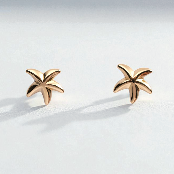 Playful Starfish Stud Earrings