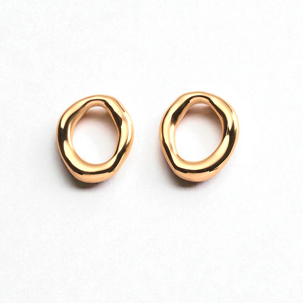 Irregular Hollow Round Earrings
