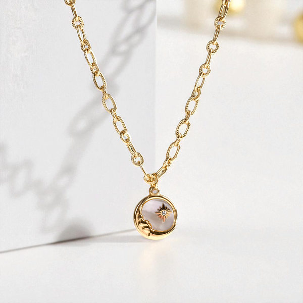 Vintage Star & Shell Necklace